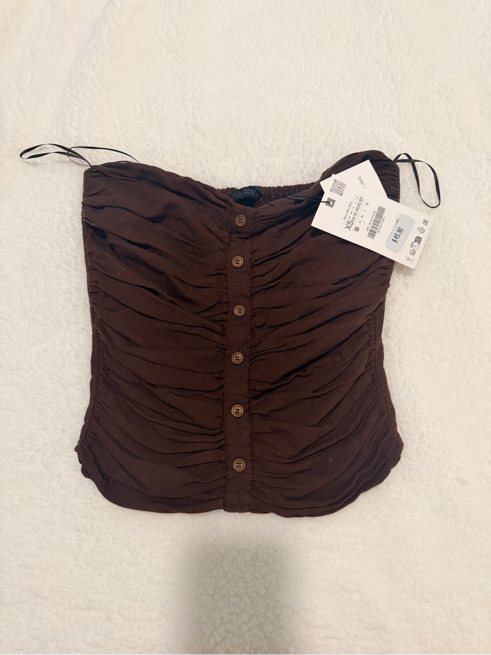 NWT Zara Strapless Top